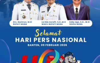 Ucapan Pemda Muna : Selamat Hari Pers Nasional Tahun 2026