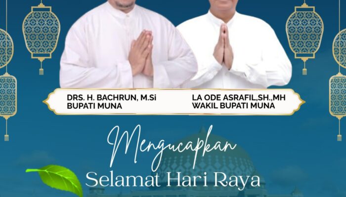 Pemda Muna Mengucapkan Selamat Hari Raya Idul Fitri 1447 H