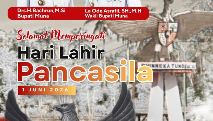 Ucapan Pemda Muna : Selamat Hari Kesaktian Pancasila