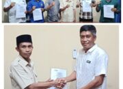 Ketua SMSI Sultra, Serahkan SK Pengurus SMSI,9 Kabupaten.