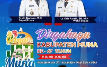 Pemda Muna : Selamat Hari Ulang Tahun Ke-67