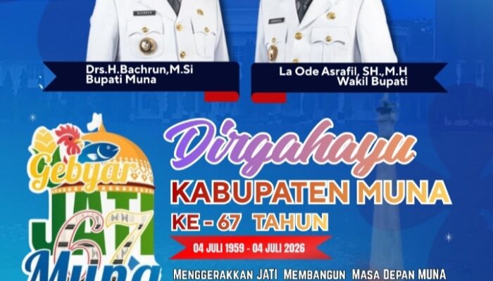 Pemda Muna : Selamat Hari Ulang Tahun Ke-67