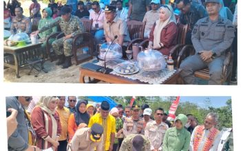 Bupati Muna Barat Dan Dandim 1416 M Ikuti Launching Jembatan Garuda dan Air Bersih Bersama Presiden RI Prabowo Subianto.