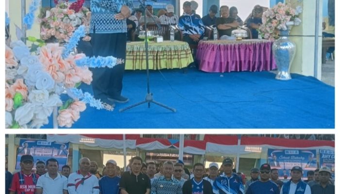 Bupati Muna, Buka Lomba Rakyat Dalam Rangka HUT Partai Demokrat Ke-25