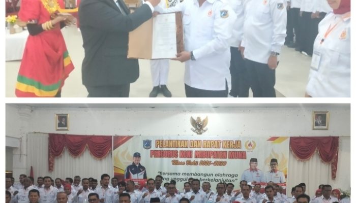 Pengurus KONI Muna Periode 2026-2030 Resmi Dilantik.